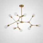 Люстра на штанге LATE D103 Gold от ImperiumLoft