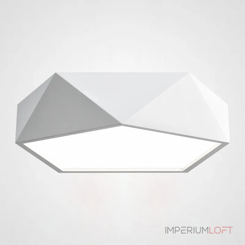 Потолочный светодиодный светильник GEOMETRIC White D50 от ImperiumLoft Потолочный светодиодный светильник GEOMETRIC White D50 от ImperiumLoft