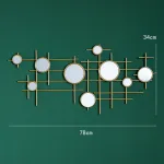 Дизайнерский настенный декор из зеркал LaLume-KKK00110 от ImperiumLoft