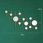 Дизайнерский настенный декор из зеркал LaLume-KKK00110 от ImperiumLoft