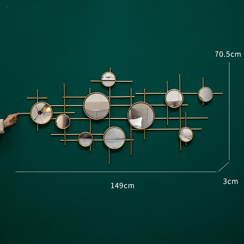 Дизайнерский настенный декор из зеркал LaLume-KKK00110 от ImperiumLoft Дизайнерский настенный декор из зеркал LaLume-KKK00110 от ImperiumLoft