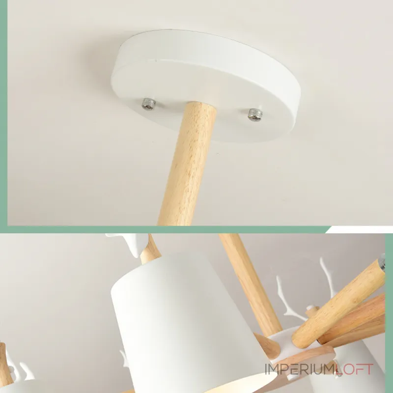 Потолочная люстра DEER B8 White Потолочная люстра DEER B8 White