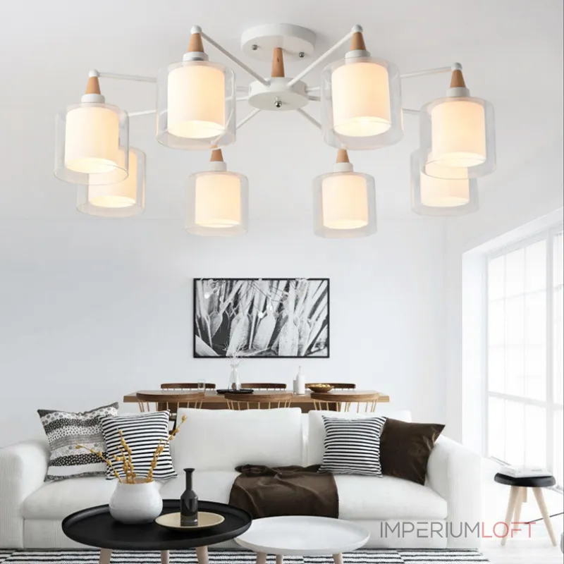 Потолочная люстра RICE D89 Black