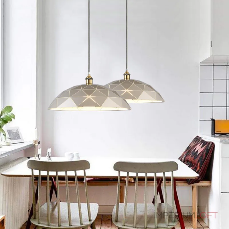 Подвесной светильник HOOD D40 Black Gold от ImperiumLoft