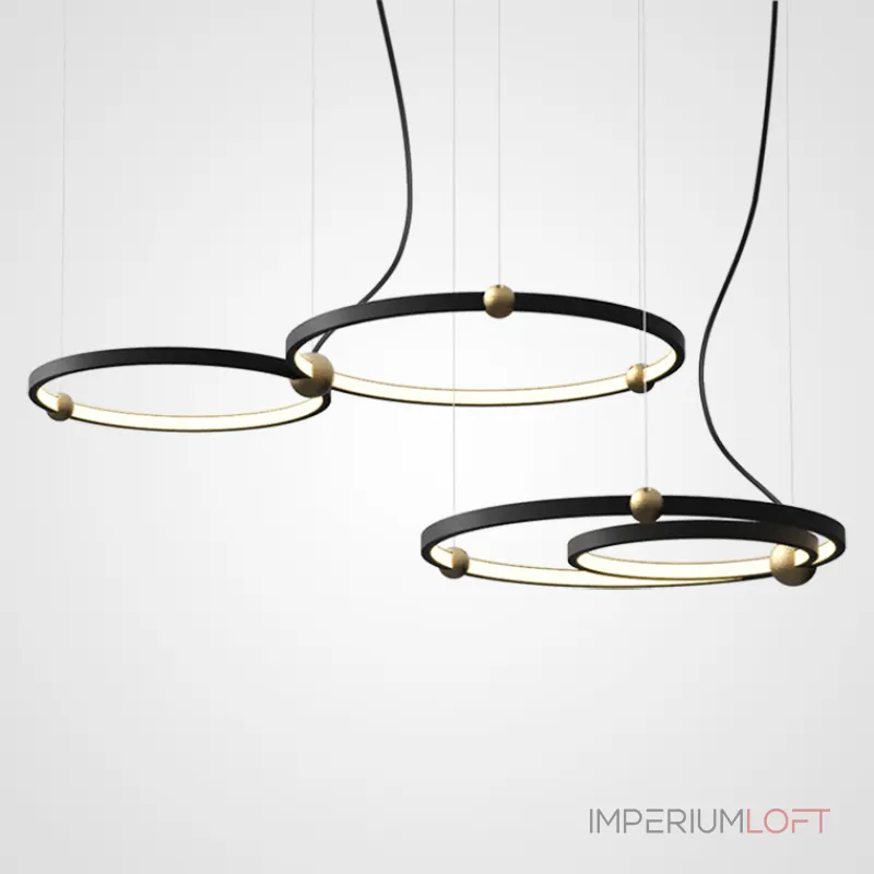Подвесной кольцевой светильник PLANETARY D50+40 от ImperiumLoft