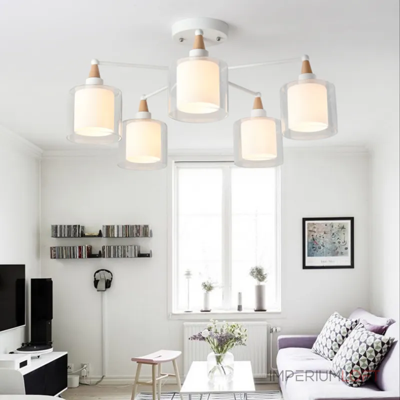 Потолочная люстра RICE D89 Black