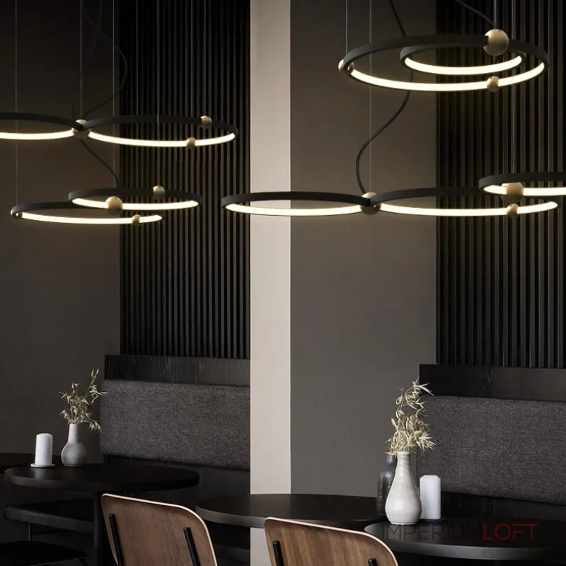 Подвесной кольцевой светильник PLANETARY D50+40 от ImperiumLoft