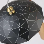 Подвесной светильник HOOD D40 Black Gold от ImperiumLoft