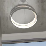 Подвесной кольцевой светильник GALO  D52,5 White от ImperiumLoft