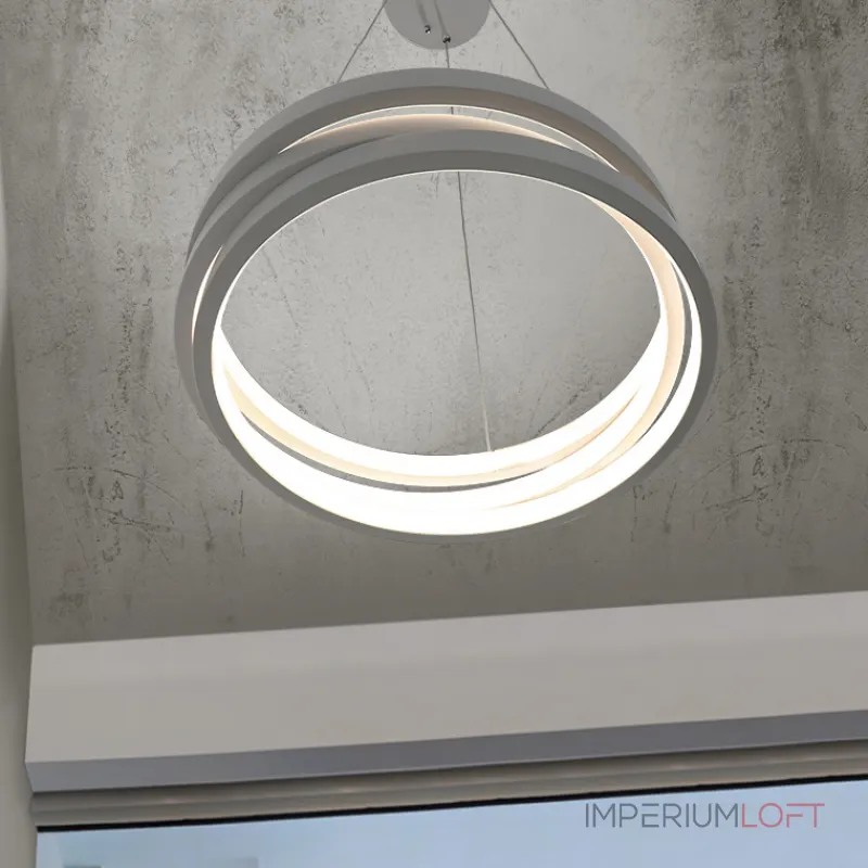 Подвесной кольцевой светильник GALO  D52,5 White от ImperiumLoft