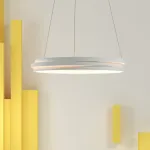 Подвесной кольцевой светильник GALO  D52,5 White от ImperiumLoft