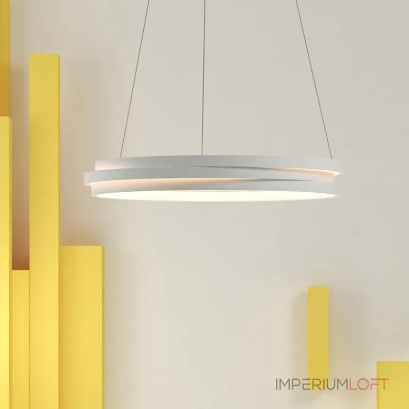 Подвесной кольцевой светильник GALO  D52,5 White от ImperiumLoft