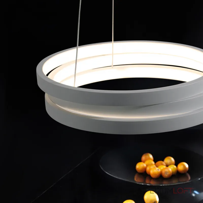 Подвесной кольцевой светильник GALO  D52,5 White от ImperiumLoft