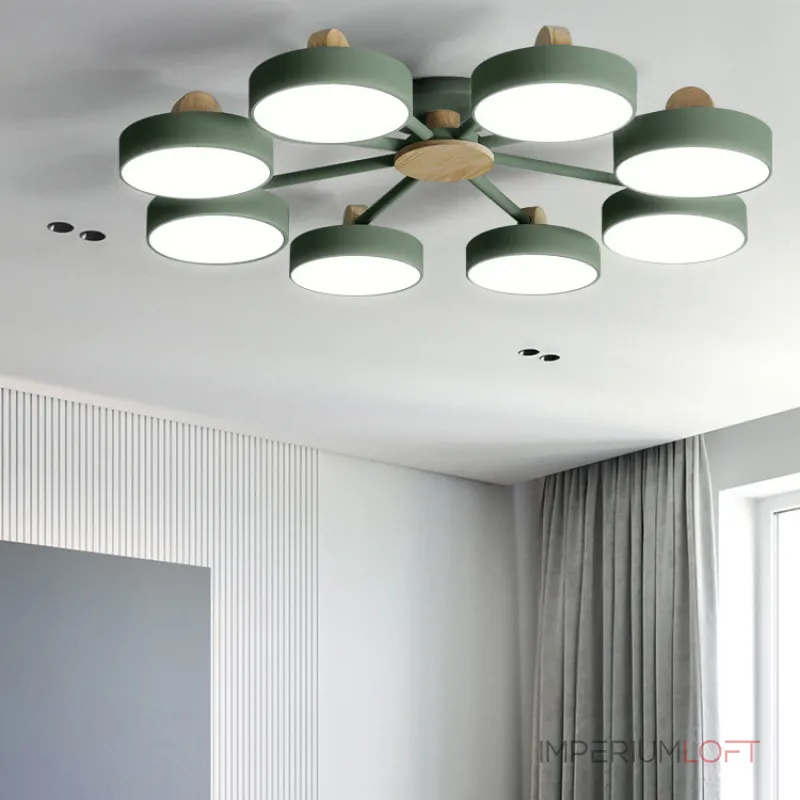 Потолочная люстра MOVE 6 Pink от ImperiumLoft