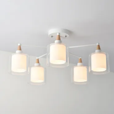 Потолочная люстра RICE D60 White