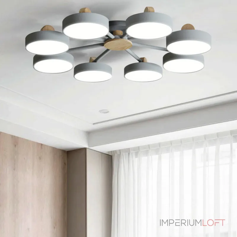 Потолочная люстра MOVE 6 Pink от ImperiumLoft