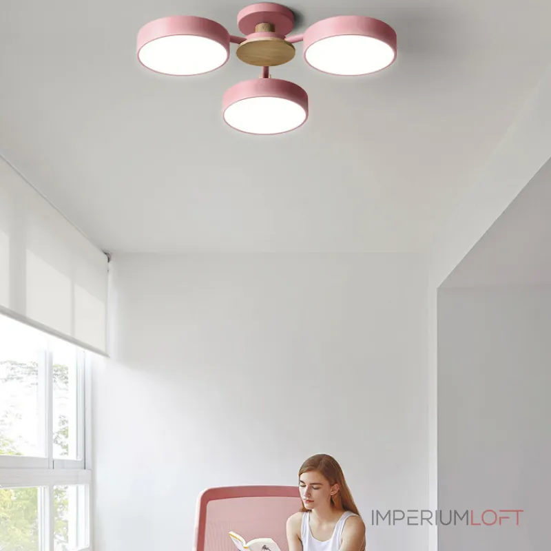 Потолочная люстра MOVE 6 Pink от ImperiumLoft