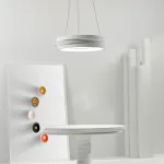 Подвесной кольцевой светильник GALO  D52,5 White от ImperiumLoft