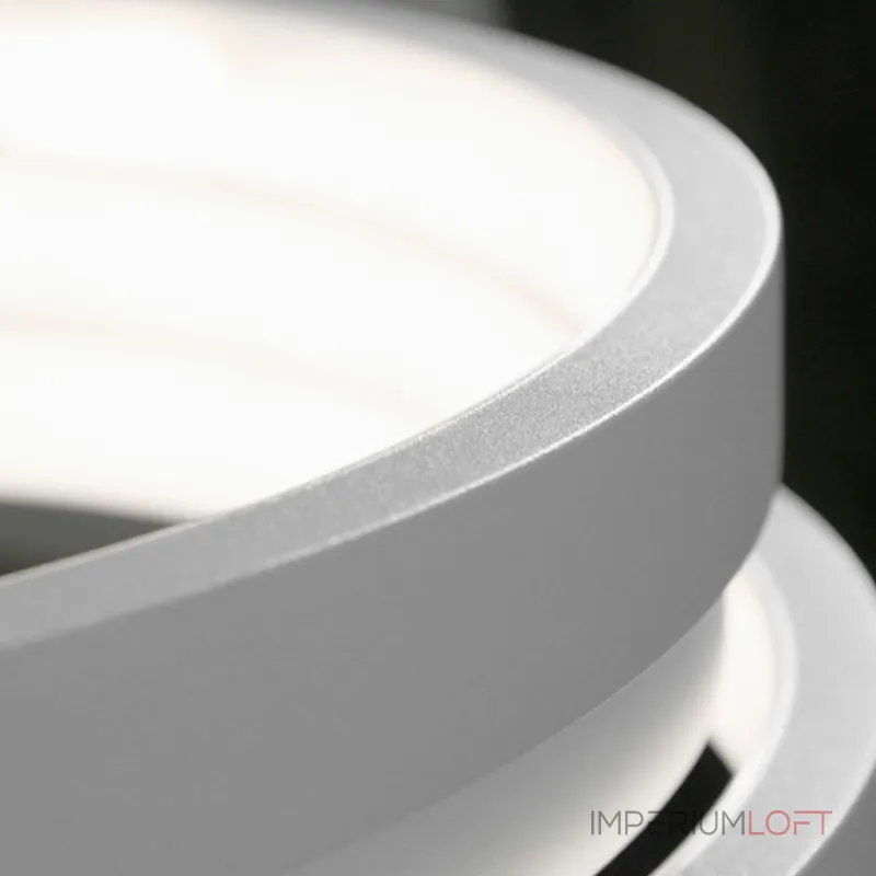 Подвесной кольцевой светильник GALO  D52,5 White от ImperiumLoft