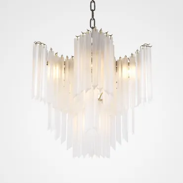 Подвесная люстра Chandelier Pulsar white glass