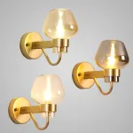 Бра MONTALEMBERT SCONCE BY Studios Черный, Янтарный от ImperiumLoft
