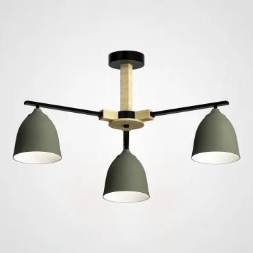 Потолочная люстра NOA 3 Olive