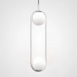 Подвесной светильник HOOP DUO Chrome от ImperiumLoft