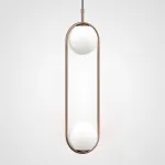 Подвесной светильник HOOP DUO Бронза от ImperiumLoft