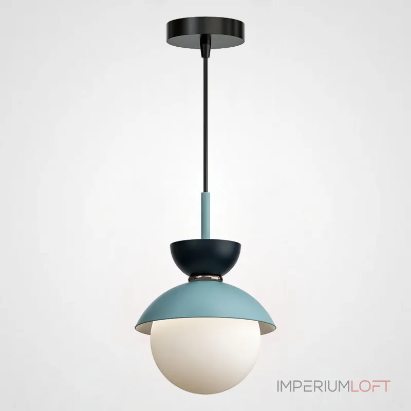 Подвесной светильник POMPON Черный - Голубой от ImperiumLoft Подвесной светильник POMPON Черный - Голубой от ImperiumLoft