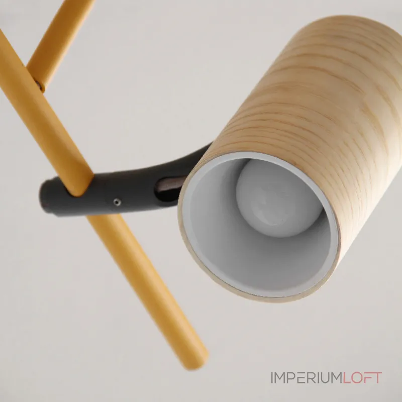 Подвесной реечный светильник BARREL A Yellow от ImperiumLoft