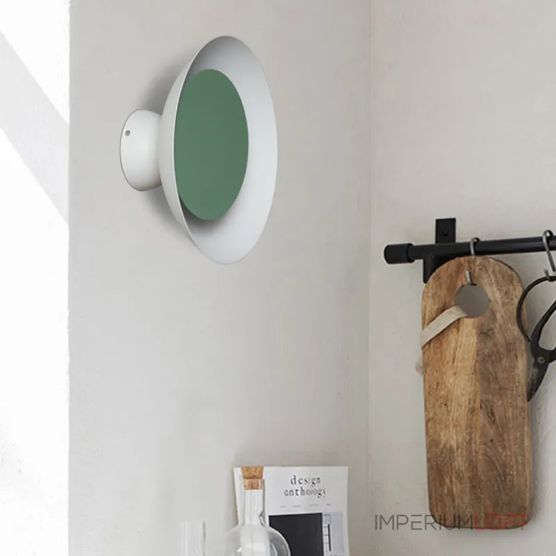 Бра TWIRL SUNSET D25 Grey/Green от ImperiumLoft