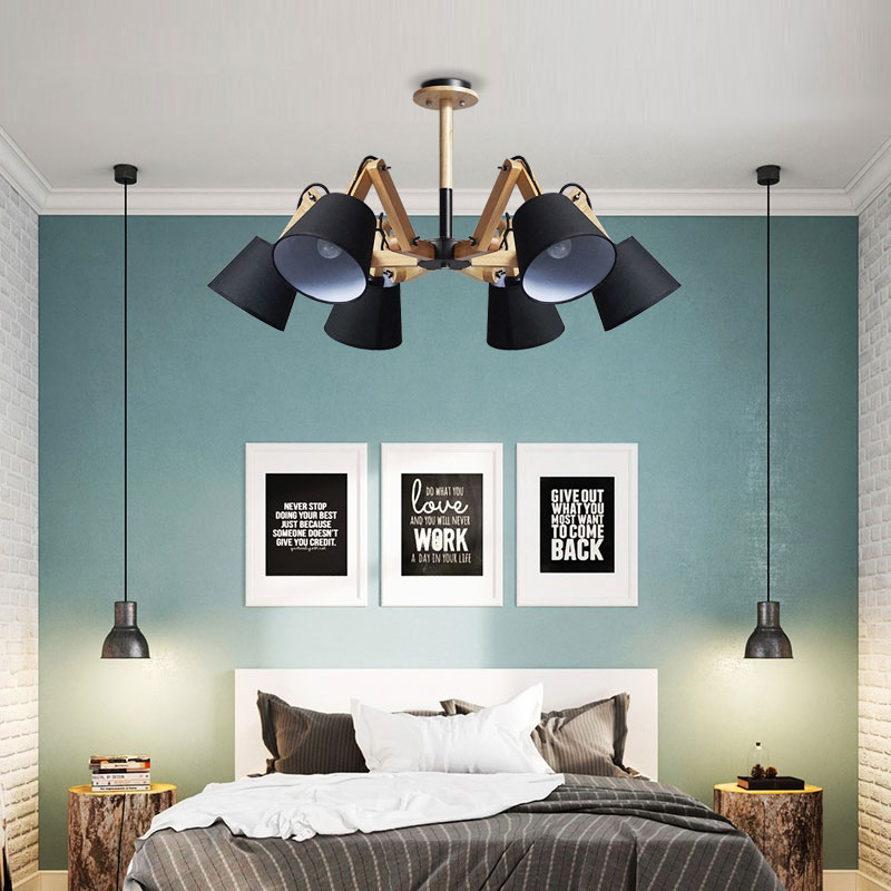 Люстра на штанге MECHANIC L6 White от ImperiumLoft