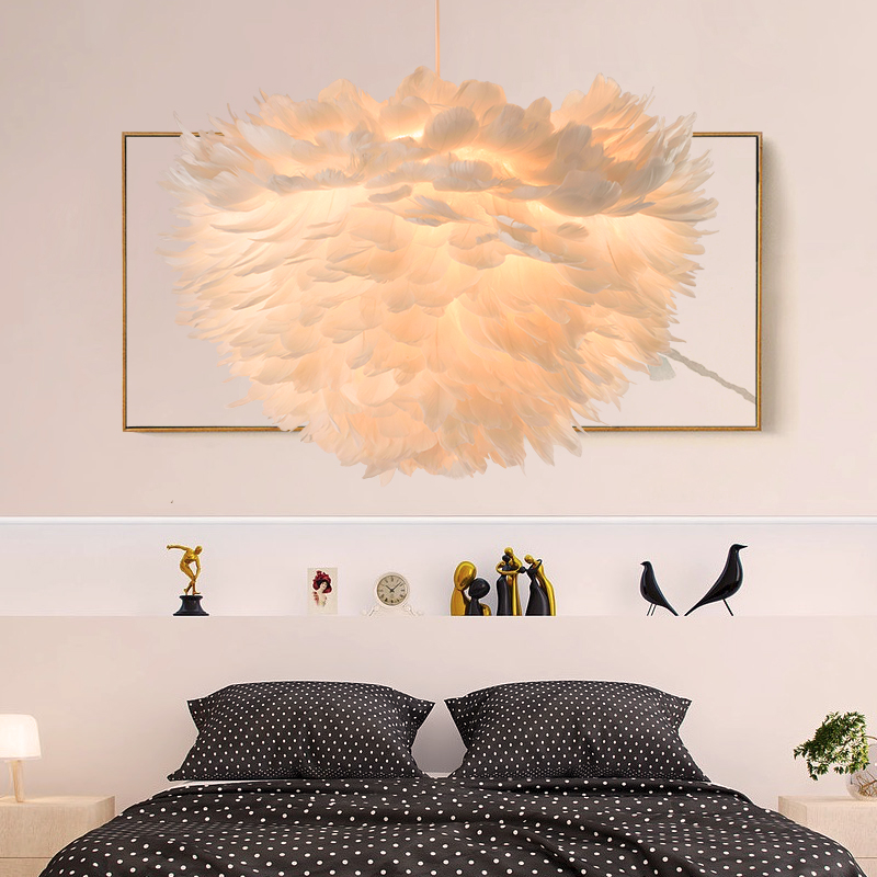 Подвесная люстра FEATHERS D60 Gray