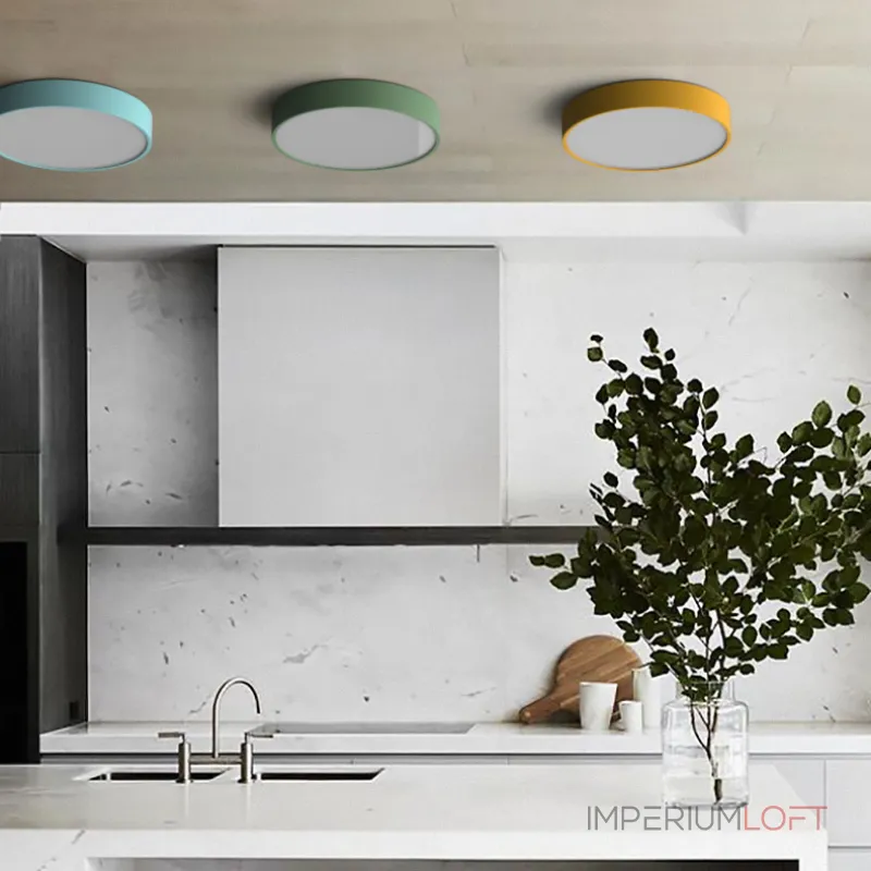 Потолочный светильник DISC COLOR D30 Blue от ImperiumLoft Потолочный светильник DISC COLOR D30 Blue от ImperiumLoft