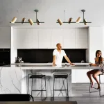 Подвесной реечный светильник BARREL A Yellow от ImperiumLoft