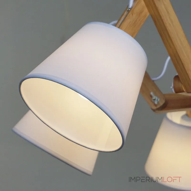 Люстра на штанге MECHANIC L6 White от ImperiumLoft