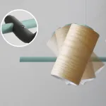 Подвесной реечный светильник BARREL A Yellow от ImperiumLoft