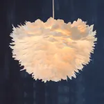 Подвесная люстра FEATHERS D60 Gray