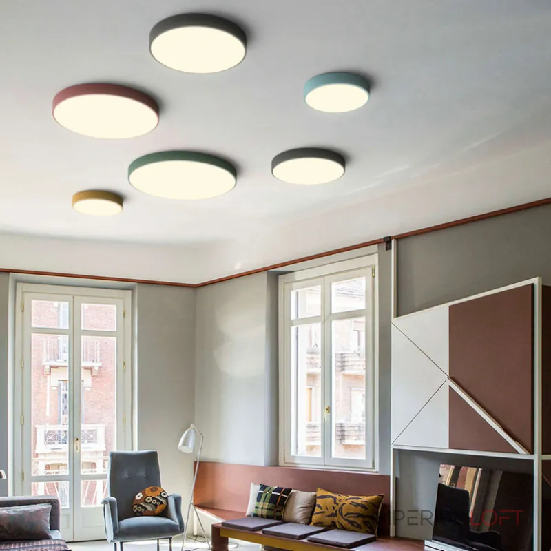Потолочный светильник DISC COLOR D30 Blue от ImperiumLoft Потолочный светильник DISC COLOR D30 Blue от ImperiumLoft
