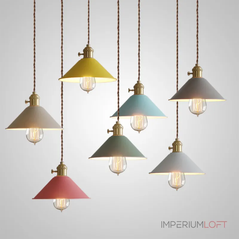 Светильник подвесной BRAID серый от ImperiumLoft