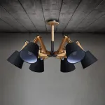 Люстра на штанге MECHANIC L6 White от ImperiumLoft