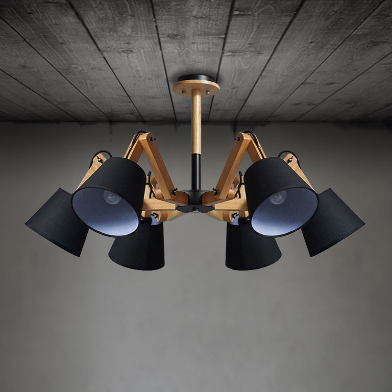 Люстра на штанге MECHANIC L6 White от ImperiumLoft