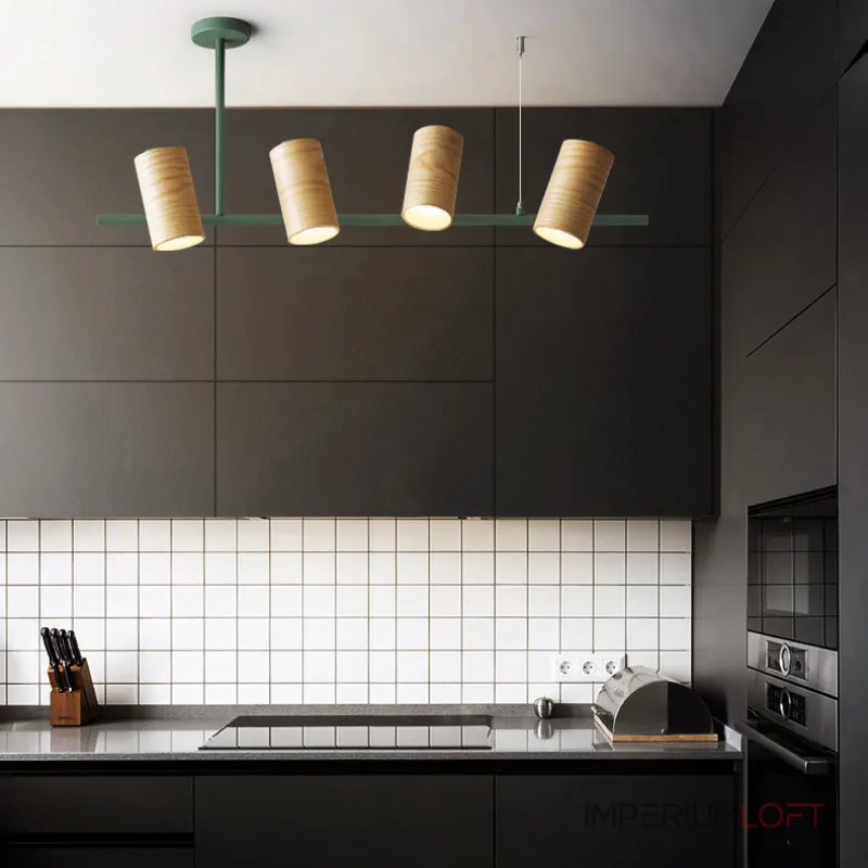 Подвесной реечный светильник BARREL A Yellow от ImperiumLoft