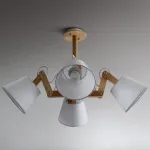 Люстра на штанге MECHANIC L6 White от ImperiumLoft