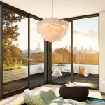 Подвесная люстра FEATHERS D60 Gray