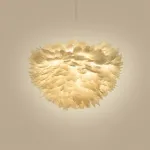 Подвесная люстра FEATHERS D70 White