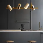 Подвесной реечный светильник BARREL A Yellow от ImperiumLoft