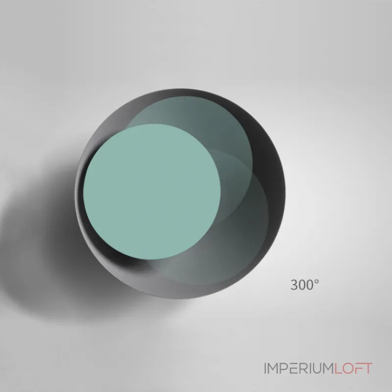 Бра TWIRL SUNSET D25 Grey/Green от ImperiumLoft