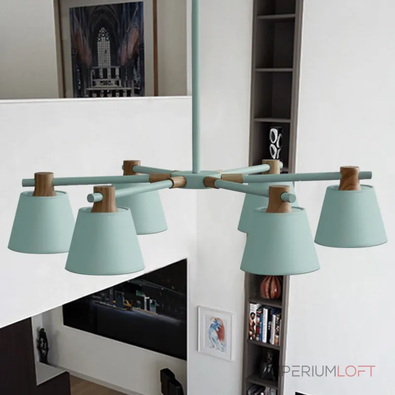 Люстра на штанге NATURA A BLUE 3