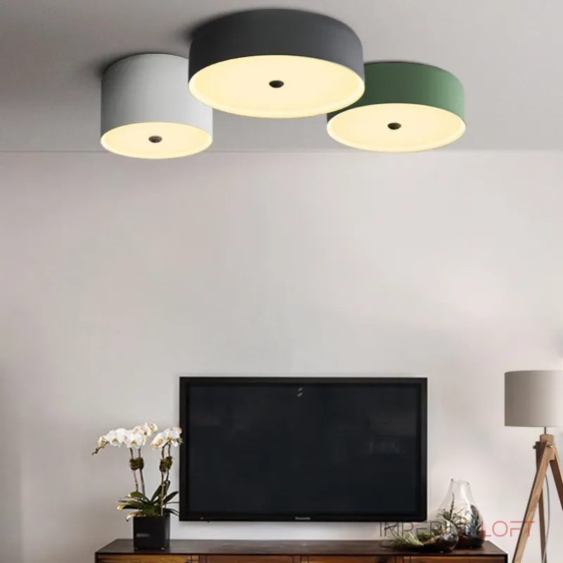 Потолочный светильник CYLINDER C White от ImperiumLoft